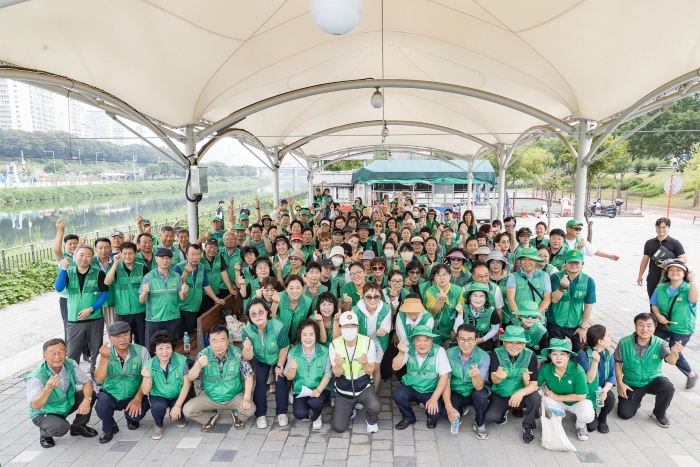 광진구 새마을회와 함께하는 - 중랑천 환경정화활동