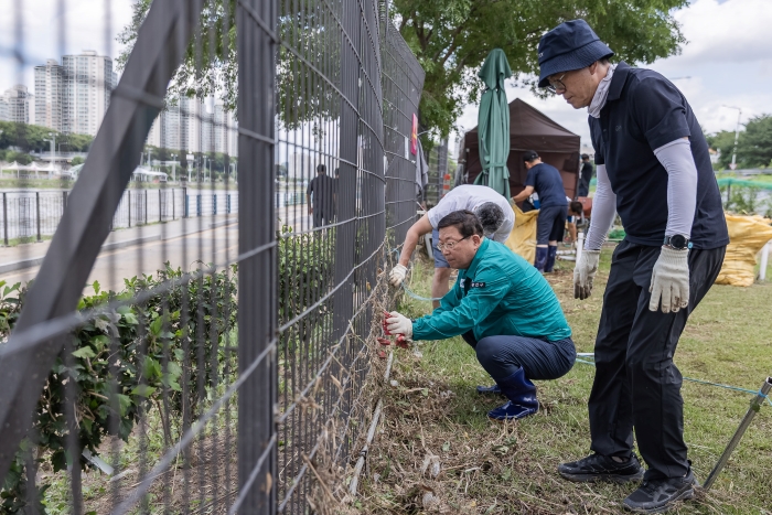중랑천 체육공원 ‘집중호우 피해 복구’