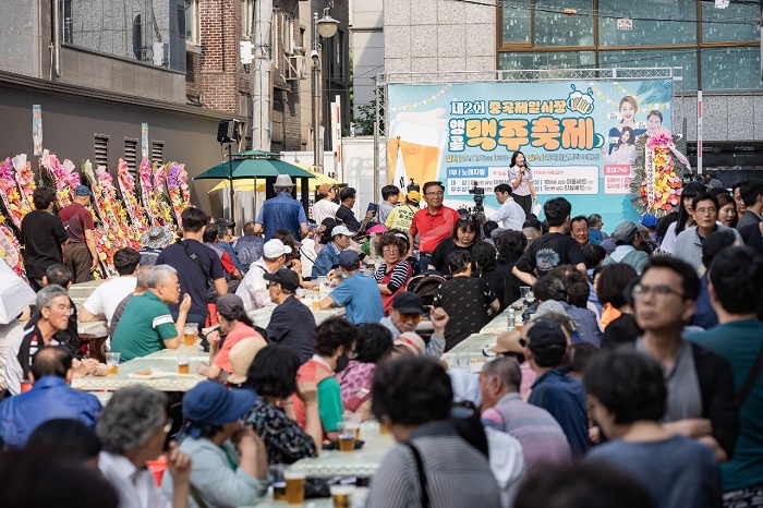 중곡제일시장축제  -  ‘앵콜비어 페스티벌’ 성황리에 개최