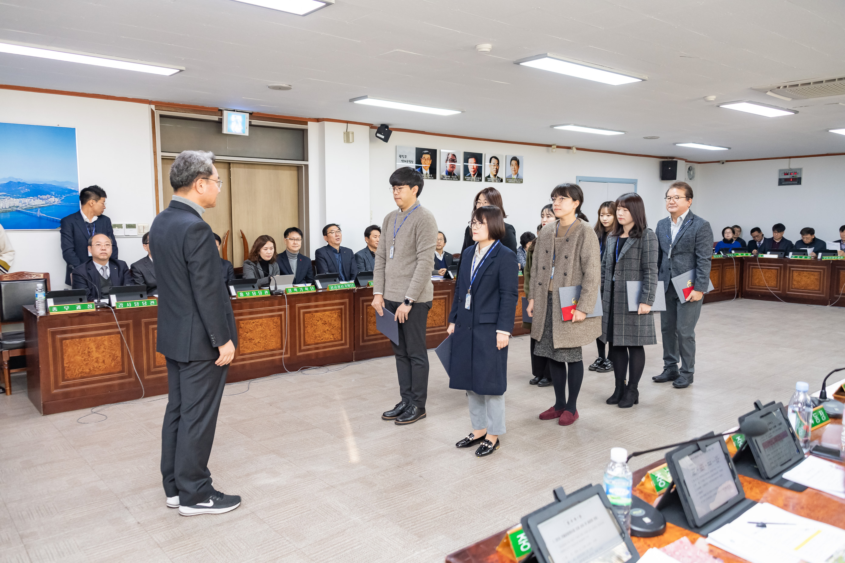 20191121-2019년 11월 직무유공 공무원 표창수여 및 확대간부회의