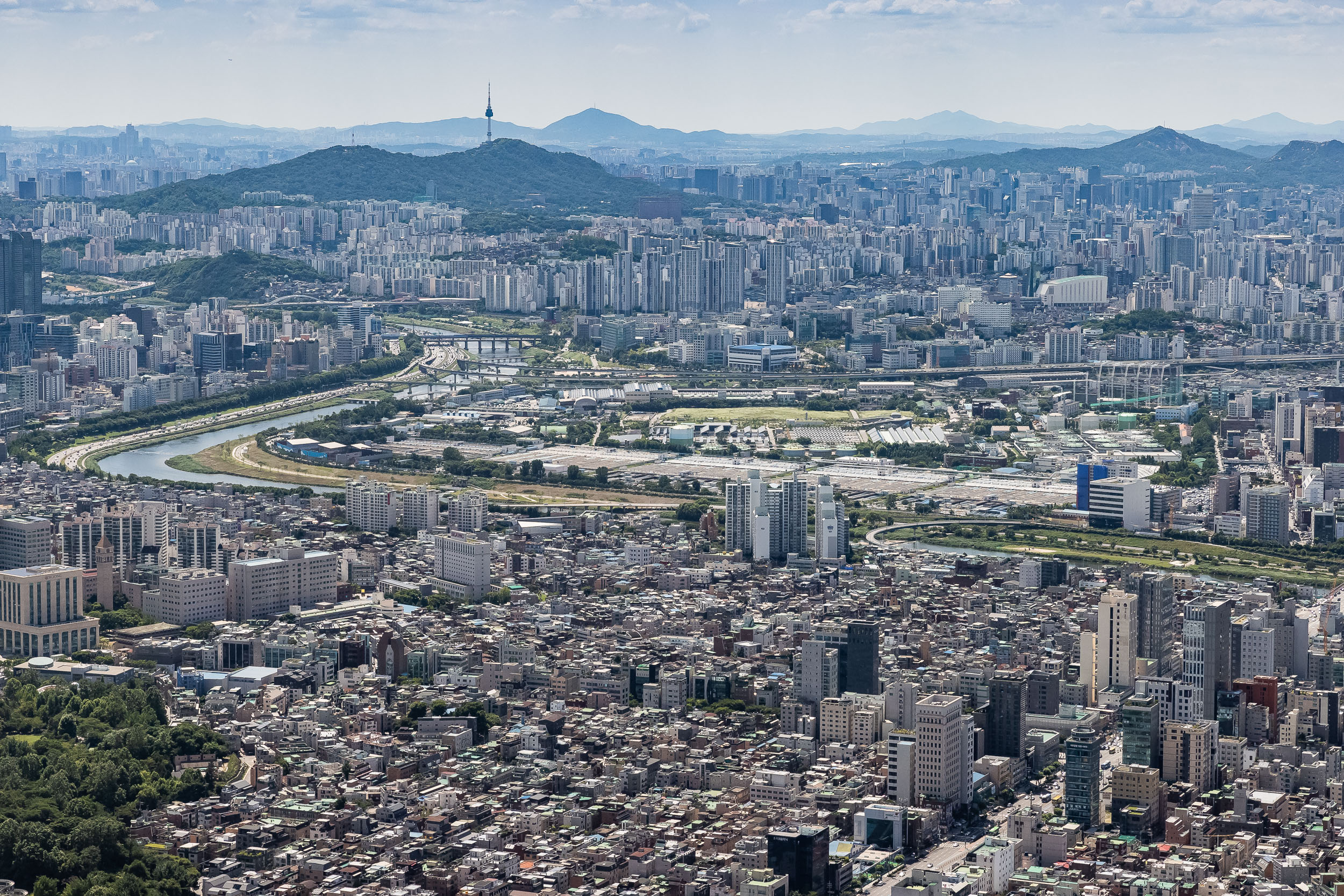 20210810-하늘에서 본 광진구-군자동