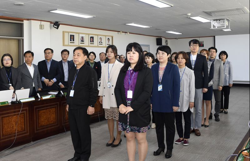 20180426-구동확대간부회의 우수공무원 표창장 수여