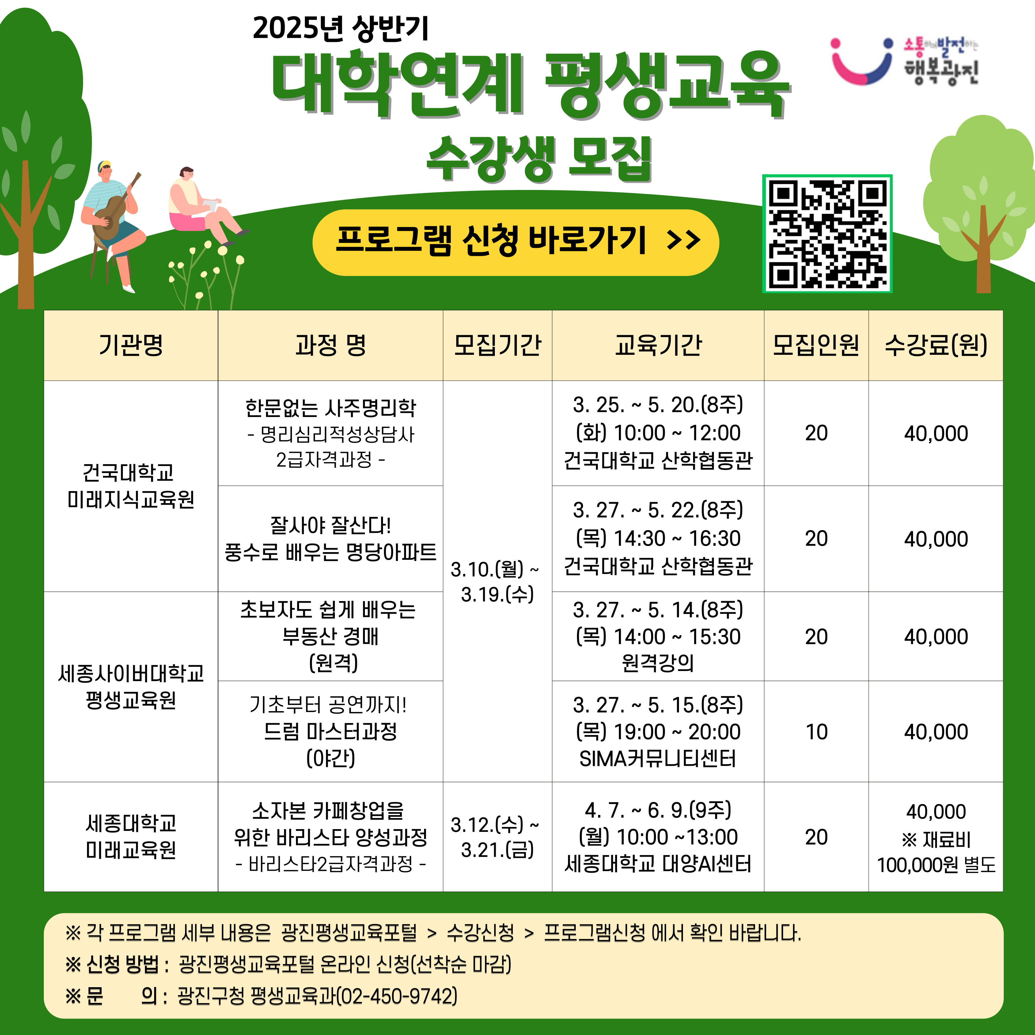 모집포스터 내용 요강 등