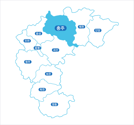 충청도 지도