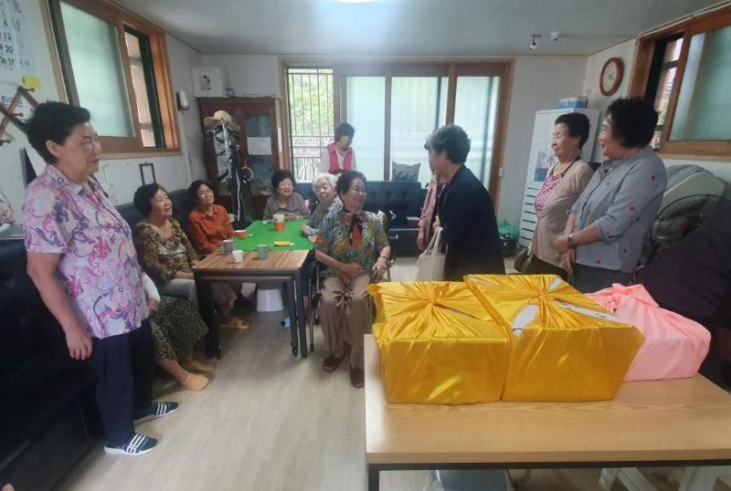 [중곡1동] 추석맞이 노인복지시설(경로당) 방문