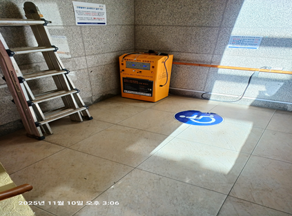정립회관 전동휠체어 무료충전소2