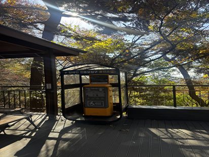 아차산 동행숲길 전동휠체어 무료충전소