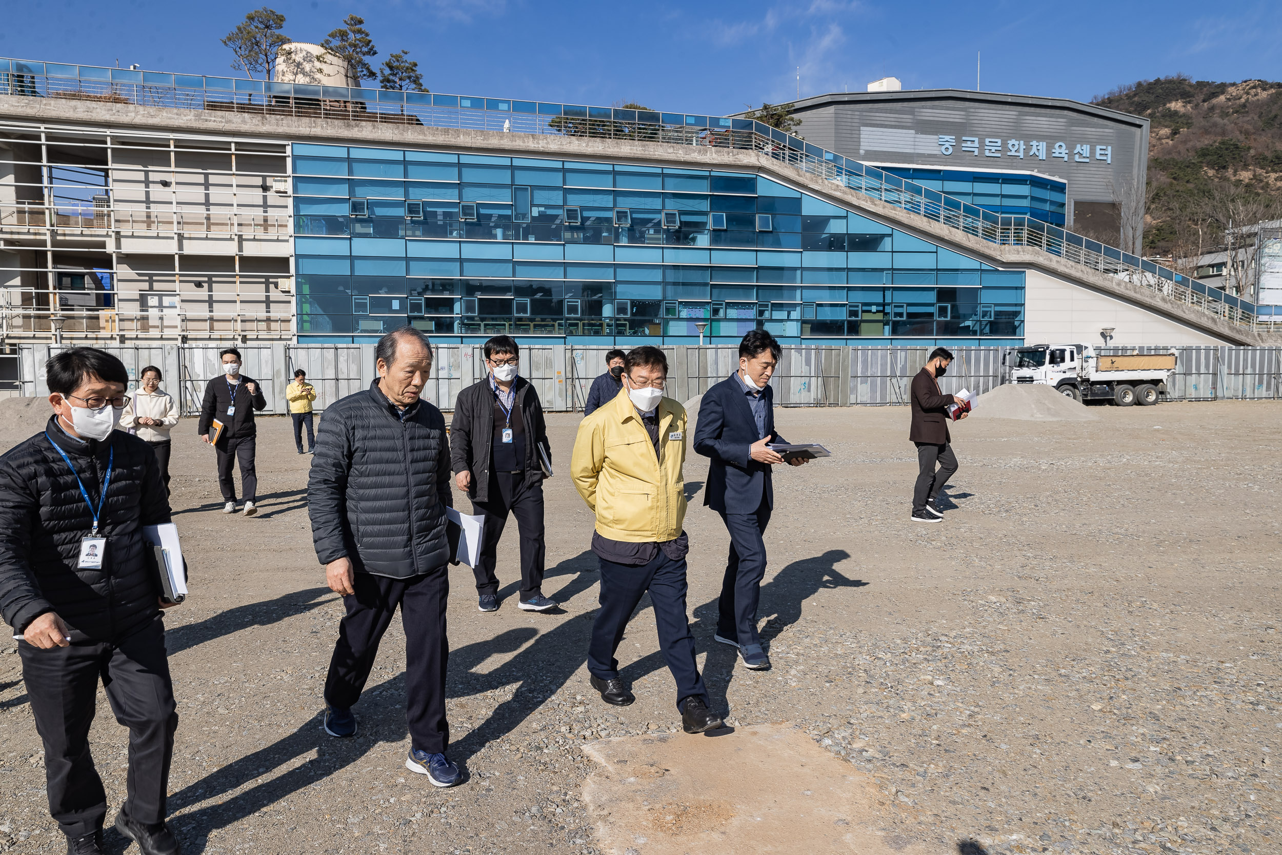 20230314-2023 해빙기 안전점검 현장방문-화양변전소(임시주차장 조성)