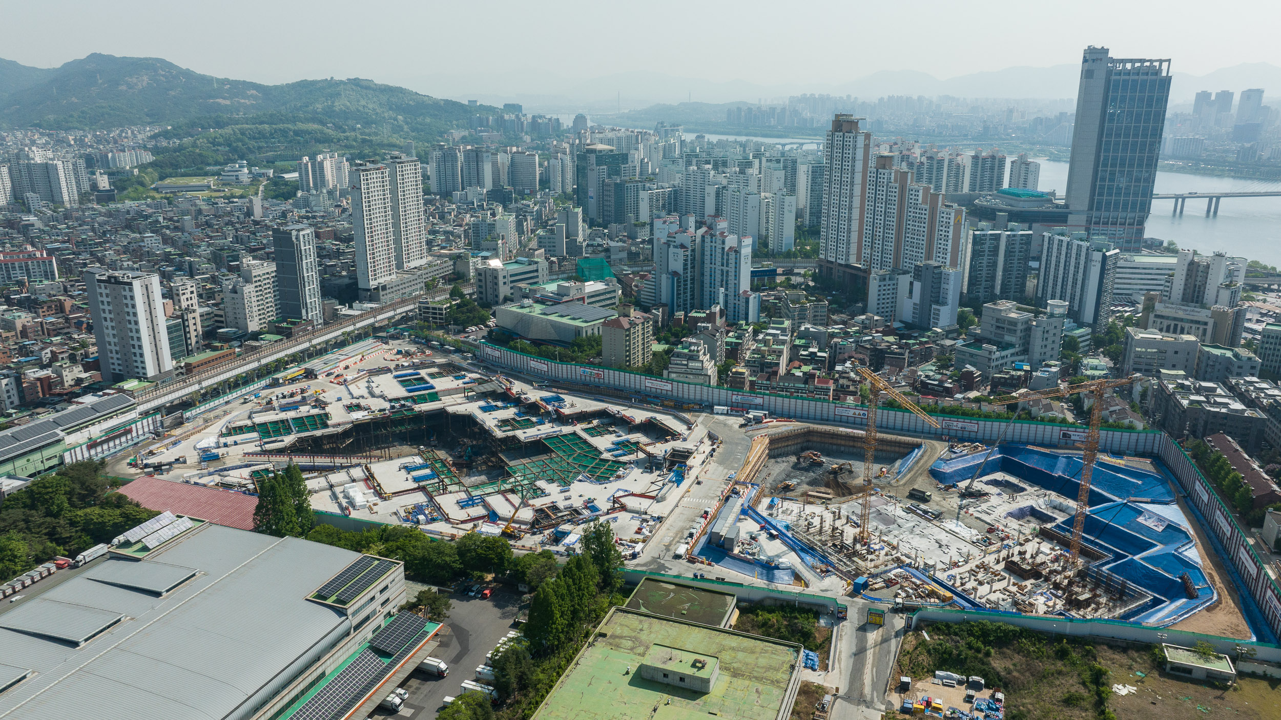 20220530-광진구 자양1 재정비촉진구역 도시정비형 재개발사업 공사현장-신청사부지