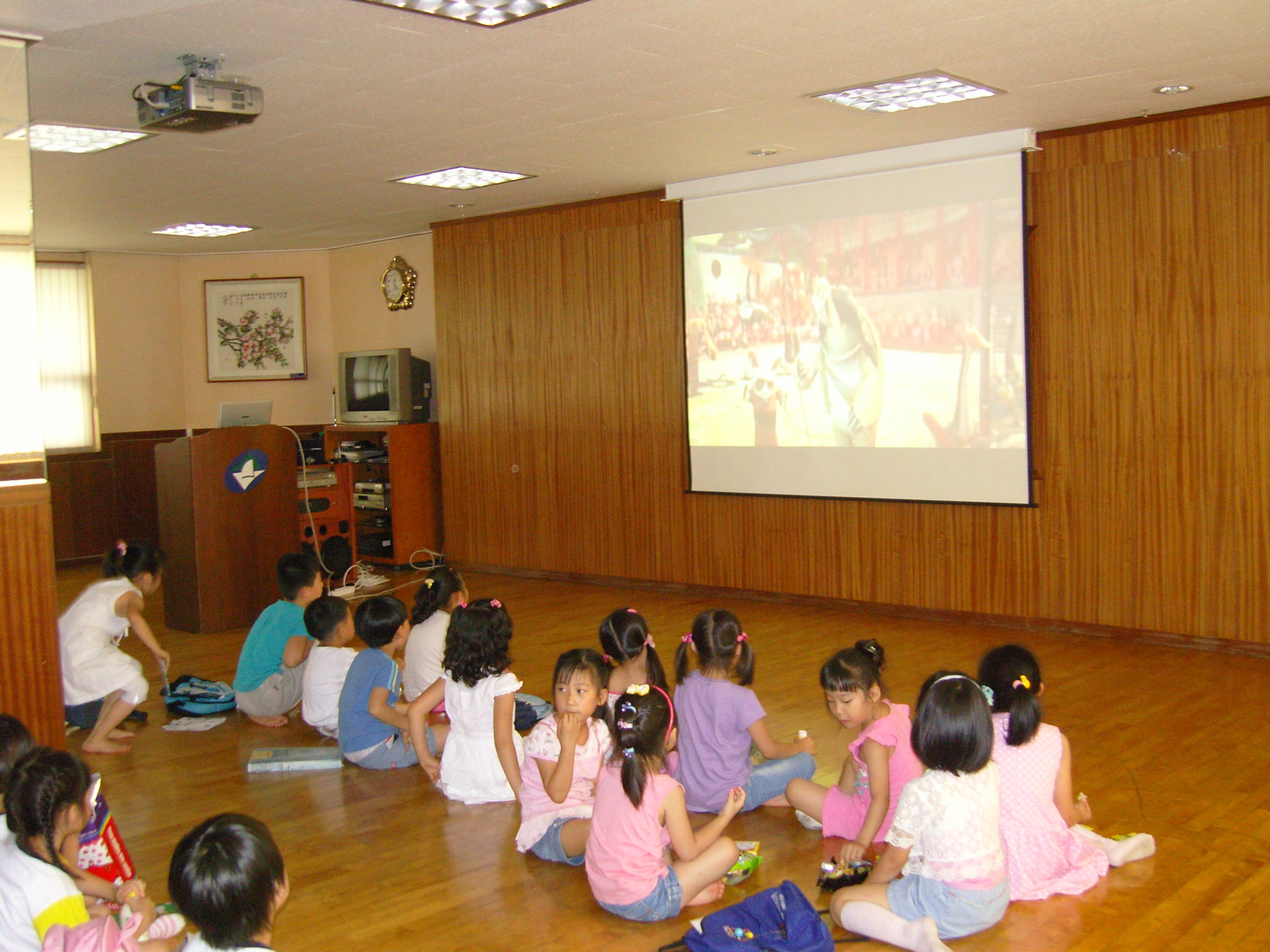 어린이영어 스크린 수업 전경(1, 2008. 6. 27) 20080627JPG19172001.JPG