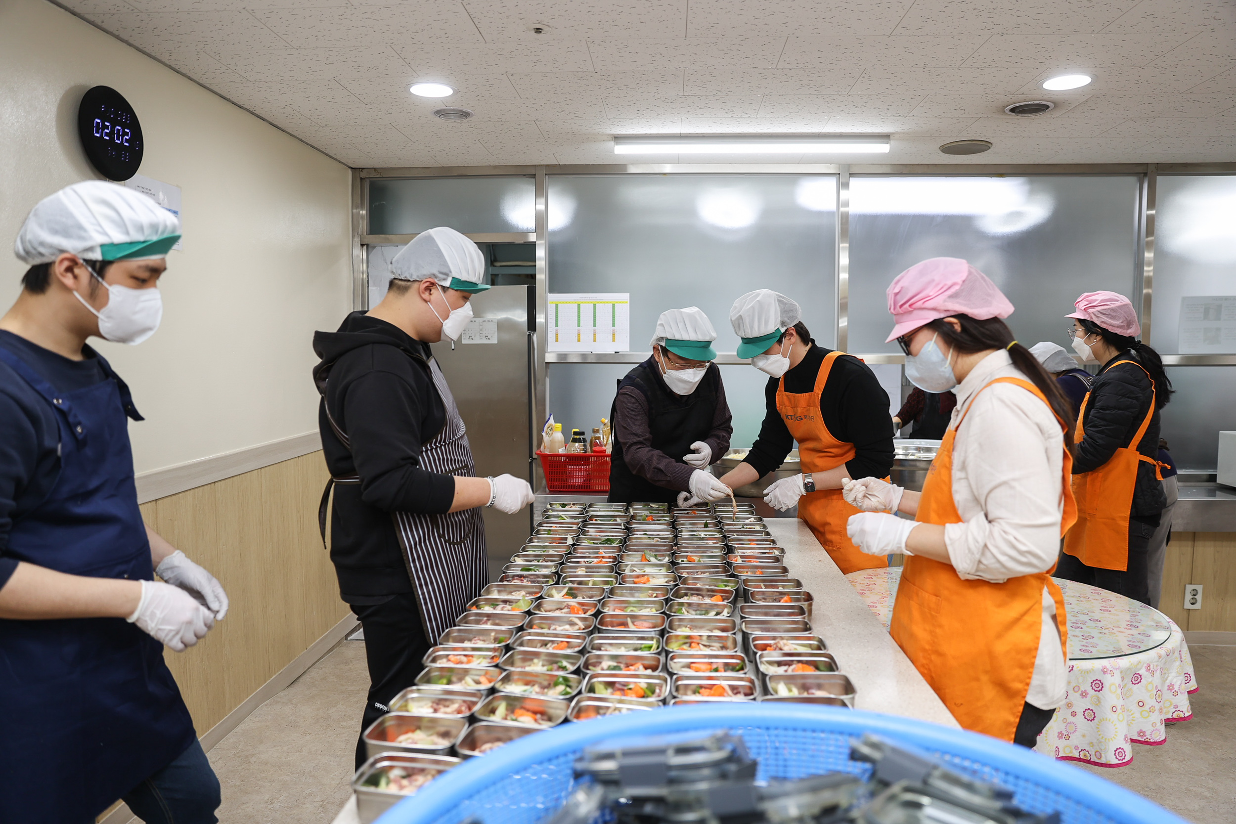 20240229-제12회 주민과 함께하는 골목 봉사 중곡종합사회복지관 조리 봉사