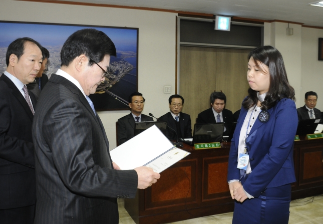 20140220-구동 확대간부회의 우수공무원 표장수여