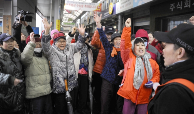 20140125-설 명절 전통시장 이벤트 방문