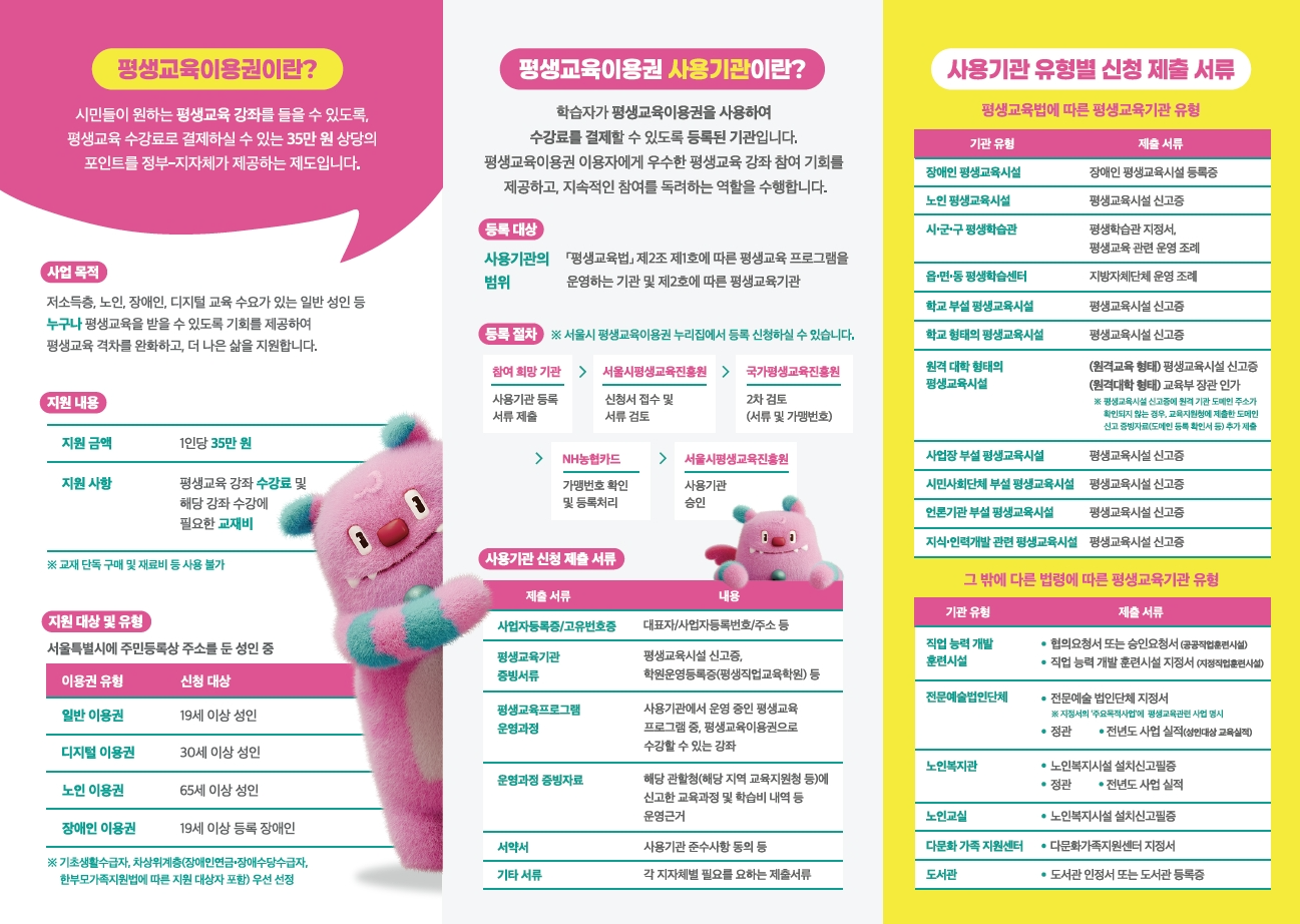 평생교육이용권 안내