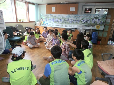 광장동자원봉사캠프, 광나루 옛터탐방~!!행사(2014년 8월 23일)