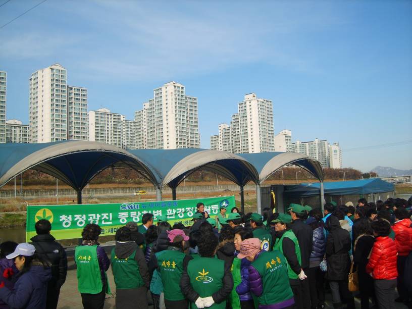 청정광진 중랑천변 환경정화(2010.11.26.)
