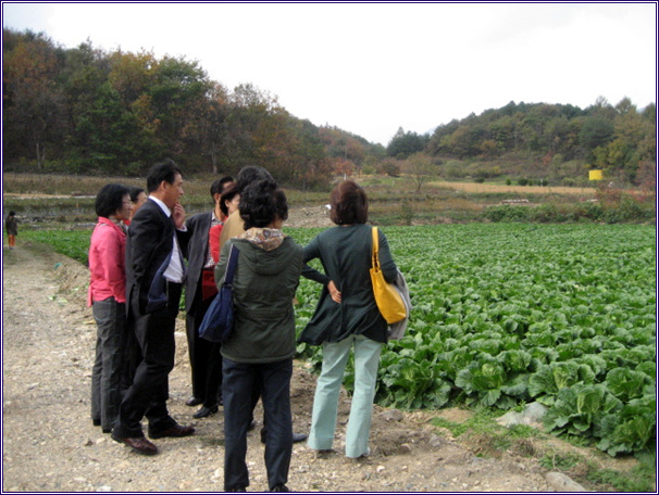  문경시 농암면 방문(2008.10.29) 