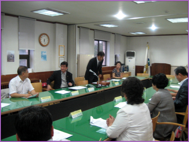 구의3동 주민자치위원회 월례회의 (2008. 09. 17) 