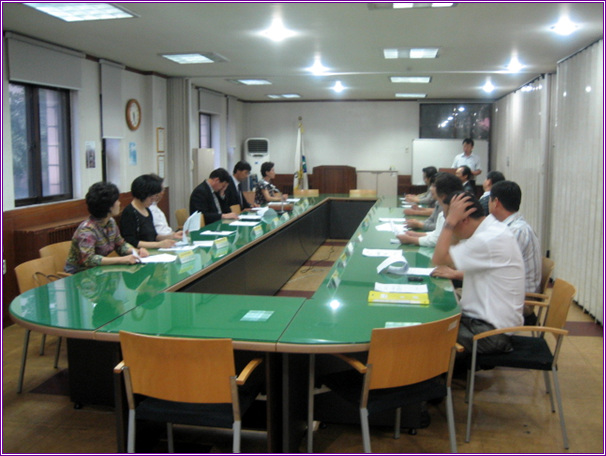 구의3동 주민자치위원회 월례회의 (2008. 09. 17)