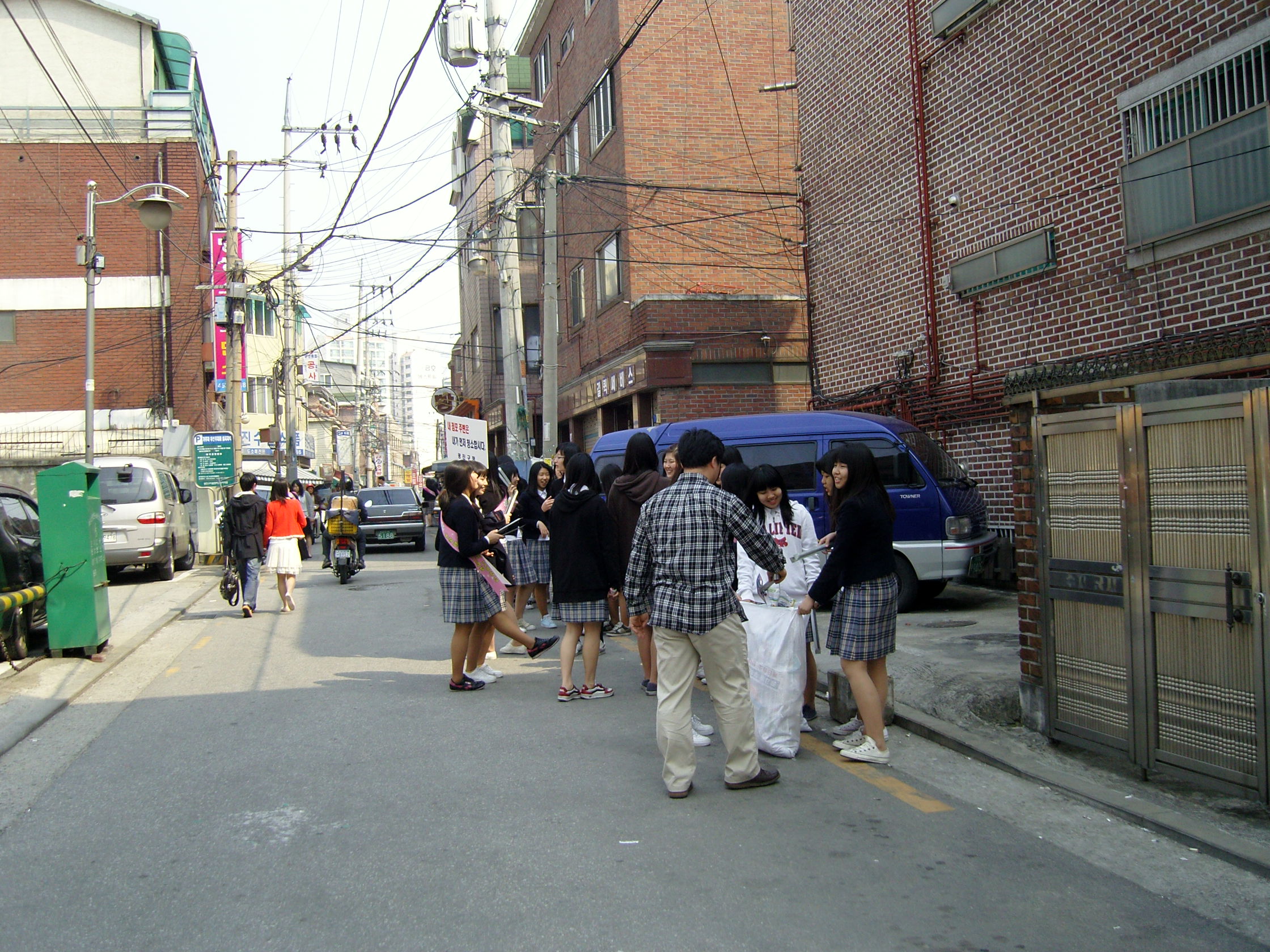 동대부여고와 함께하는 동네청소봉사단 활동 전경6(2008. 5. 17