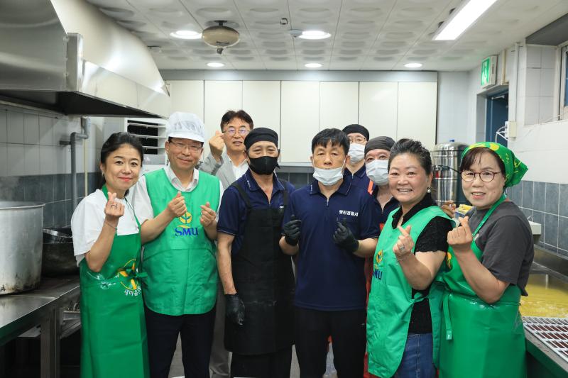 자양1동 어르신과 보훈가족이 함께하는 복날맞이 효(孝) 짜장데이