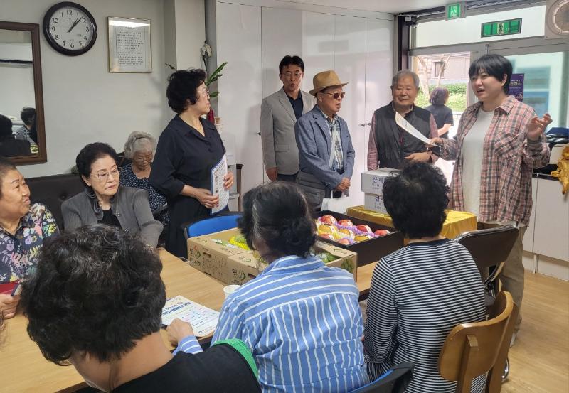 [자양1동] 찾아가는 추석연휴쓰레기 배출 홍보