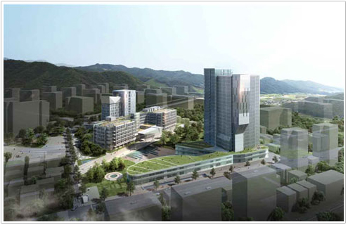 중곡동 국립서울병원 가상조감도
